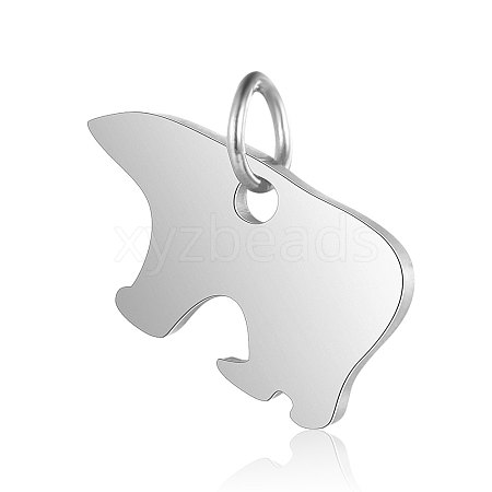 201 Stainless Steel Charms STAS-S105-T623-1-1
