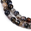 Natural Fire Crackle Agate Beads Strands G-C082-A01-38-4