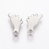 201 Stainless Steel Charms STAS-F039-13-P-2