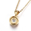 304 Stainless Steel Pendant Necklaces NJEW-O108-27G-2