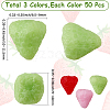 150Pcs 3 Styles PVC Strawberry Display Decorations DJEW-SC0001-31B-2