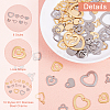   96Pcs 16 Style 201 Stainless Steel Charms & Pendants STAS-PH0004-30-4