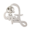 Faith Theme Zinc Alloy Brooch JEWB-C035-02B-P-2