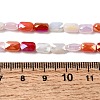 Electroplate Glass Beads Strands X-EGLA-P065-02A-06-4