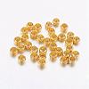 Brass Crimp Beads KK-L022-G-1