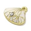 Alloy Enamel Charms FIND-U024-07G-04-2