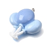 Opaque Resin Pendants RE-CBAA178-01P-2
