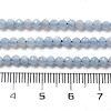 Natural Angelite Beads Strands X-G-G161-A05-05-5