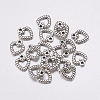 Heart Tibetan Style Alloy Charms AC0324-4