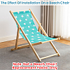 1Pc Star Pattern Chair Polycotton Cloth AJEW-GF0015-38E-4