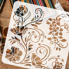 PET Hollow Out Drawing Painting Stencils DIY-WH0391-0599-3