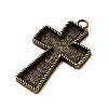 Tibetan Style Pendant Cabochon Enamel Settings LS-TIBEP-4479-AB-LF-2