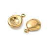 304 Stainless Steel Charms SA-CBA11D7-02G-2