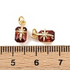Brass Pave Cubic Zirconia Pendants X-KK-H078-33G-03-3