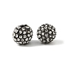Alloy Rhinestone Beads RB-A034-10mm-A01B-3