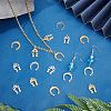 Unicraftale 16Pcs 4 Styles 201 Stainless Steel Pendants STAS-UN0033-92-3