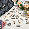 12 Bags 2 Colors Zinc Alloy Bag Lock Catch Clasps DIY-CL0002-39-4