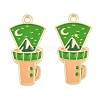 Alloy Enamel Pendants AL-CBA6AEB-11G-02-1