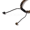 6mm Round Natural Tiger Iron Braided Bead Bracelets BJEW-C067-01A-04-4