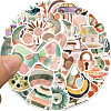 50Pcs Bohemia Style Forest Series Adhesive Stickers PW-WG1AD0F-01-2