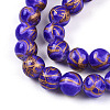 Baking Paint Glass Beads Strands DGLA-N010-10mm-06-3