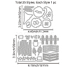 Carbon Steel Cutting Dies Stencils DIY-WH0309-1052-6