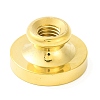 Golden Tone Round Wax Seal Brass Stamp Heads AJEW-Z034-01G-17-3