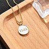 Rack Plating Brass Enamel Pendants Necklaces NJEW-NH0001-05G-1