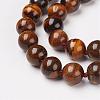 Natural Tiger Eye Beads Necklaces NJEW-F138-10mm-02-2