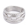 Tarnish Resistant Unisex 304 Stainless Steel Finger Rings RJEW-K233-12-P-1