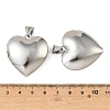 316 Stainless Steel Locket Pendants STAS-K321-12B-P-3