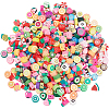 400Pcs 2 Styls Handmade Polymer Clay Beads CLAY-SP0001-16-6