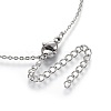 304 Stainless Steel Pendant Necklaces X-NJEW-O108-08P-3
