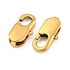 Ion Plating(IP) 304 Stainless Steel Lobster Claw Clasps STAS-G201-06E-G-2