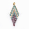 MIYUKI & TOHO Handmade Japanese Seed Beads Links SEED-E004-B15-1