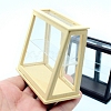 Wood Acrylic Dollhouse Miniature Display Cabinet PW-WG2DCE8-01-2