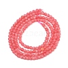 Dyed Synthetic Rhodochrosite Beads Strands GG-CBA0389-A03-2mm-3
