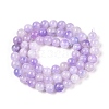 Dyed Natural White Jade Beads Strands G-T138-6mm-210-10-2