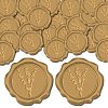 CRASPIRE 100Pcs Adhesive Wax Seal Stickers DIY-CP0009-47B-1