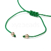 Gemstone Braided Bead Bracelet BJEW-JB11013-04-4