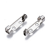 201 Stainless Steel Brooch Pin Back Safety Catch Bar Pins STAS-S117-021B-2