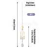 1Pc Faceted Glass Sun Catcher Pendant Decorations AJEW-TA0003-19-2