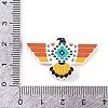 Food Grade Eco-Friendly Aztec Print Thunderbird Eagle Bird Silicone Focal Beads SIL-K005-04D-3