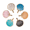 Alloy Enamel Pendants ENAM-CJ0001-34-5