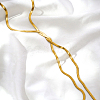 304 Stainless Steel Y-Shaped Snake Chain Lariat Necklaces for Women FZ8531-4