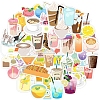 Drinks 50Pcs Paper Stickers PW-WGB1C76-01-1