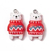Christmas Theme Opaque Resin Pendants LS-FIND-E025-21-2