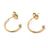 304 Stainless Steel Stud Earring EJEW-H134-02A-G-1