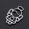 Non-Tarnish 201 Stainless Steel Laser Cut Pendants STAS-S105-T888-1-2