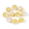 Imitation Pearl Acrylic Beads OACR-T004-15mm-15-1